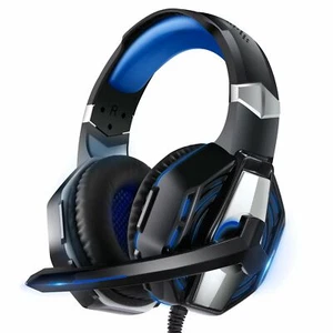 Pro Gaming Headset with led light FOR PC,PS4,XBOX,LAPTOP,SWITCH - Picture 1 of 9