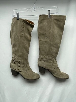 Nine West Women's Boots 10M Vintage America Collection Tall Suede Light Brown - Image 1 of 4
