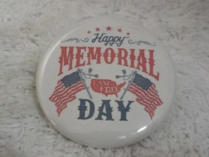 Feliz Día de los Caídos ~ Pin de botón Pinback (A52) - Imagen 1 de 2
