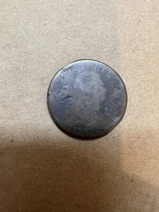 1798 US Liberty Draped Bust Large One Cent Coin Circulated - Bild 1 von 3