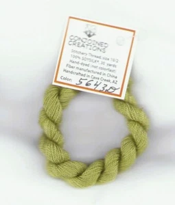Silk Hand-Dyed Thread 30 Yd Conjoined Creations Green 5643D Cross Stitch - Picture 1 of 1