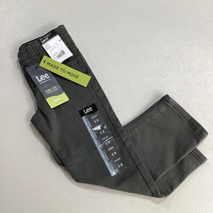 Lee Jeans Boys 5 R Dark Grey Extreme Comfort Slim Fit Adjustable Waistband - Picture 1 of 7