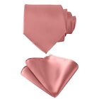 Mens Tie Set Pocket Square, Premium Quality Ties for Men, Mens Ties Blush Pink