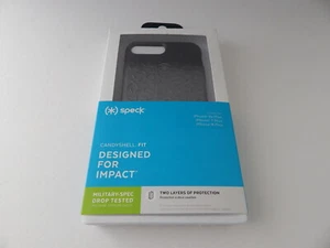 Speck Candyshell Fit Case For iPhone 8/76s Plus Black Ombre Gunmetal/Gunmetal Gr - Picture 1 of 9
