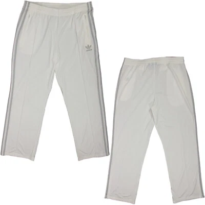 ADIDAS FireBird vintage Track Pants- L- NEW- white & silver retro sweatpants - Image 1 of 4