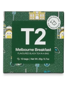 T2 Melbourne Breakfast Tea Bags 10 Pack x 6 - Picture 1 of 1