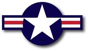 US ARMY Air Corp Car Decal Bumper Sticker High Quality Diamond Shine 4.5"X 2.5" - Picture 1 of 1
