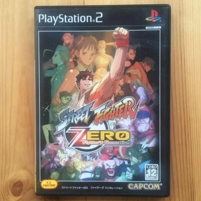 Used Capcom 2006 Street Fighter Zero-Fighters Generation Sony PlayStation 2 JPN  - Image 1 of 4