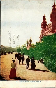 Postal de People Walking The Casino Monaco DB - Imagen 1 de 2