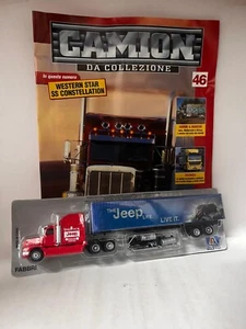 WESTERN STAR SS CONSTELLATION 1:87 JEEP USCITA 46 CAMION DA COLLEZIONE ITALERI - Imagen 1 de 2