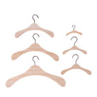 Handmade All Doll Clothes Hanger Wood Furniture Coat Hanger Model Toy Gifts B-au