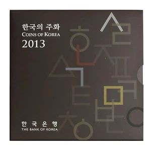 Kursmünzensatz Südkorea 2013 - 1 Won bis 500 Won KOMSCO - Bild 1 von 8