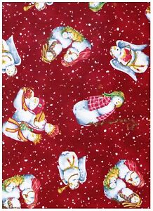 Christmas O Snowy Night Snowmen by Red Rooster   21"
