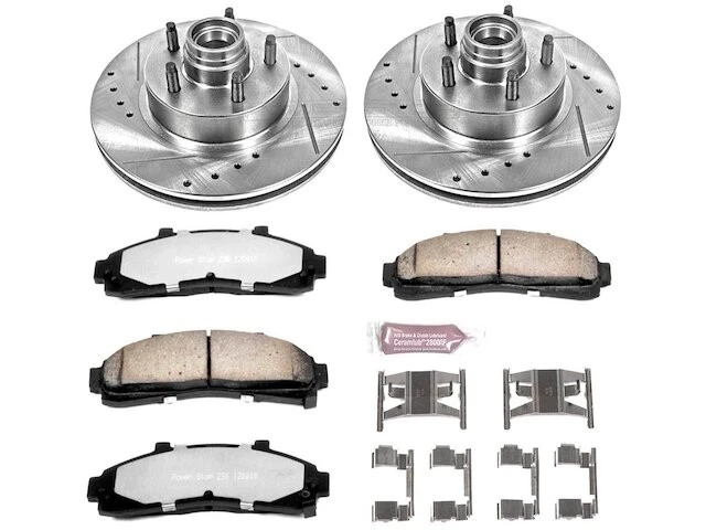 Kit de pastillas de freno delanteras y rotor para Ford Explorer 1995-2001 1996 1997 1998 MH295SC Foto 1 de 1