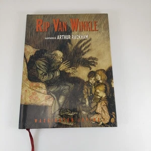 Rip Van Winkle Washington Irving Illustrated By Arthur Rackham 2000 SeaStar HCDJ - Picture 1 of 14