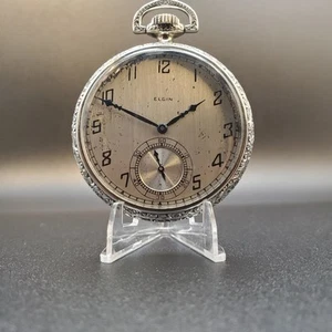 1926 Elgin Pocketwatch, Grade 303, Size 12s, 7j - Picture 1 of 14