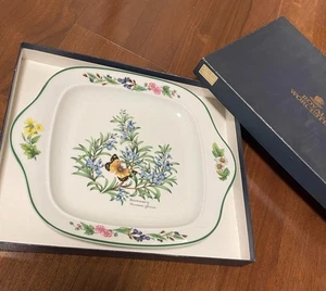 Unused ROYAL WORCESTER Rosemary Floral Print Plate 11in (28cm) x 9.4in (24cm) - Picture 1 of 4