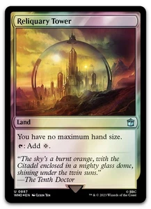 Reliquary Tower (Surge Foil) #887 (NM) Doctor Who WHO Magic MTG - Picture 1 of 2