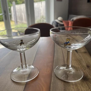 Vintage Babycham Glass x 2 in excellent and sparkly condition. - Picture 1 of 4