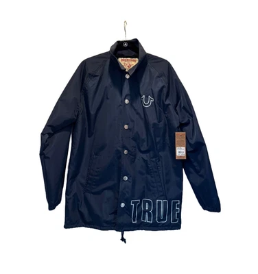 Chaqueta azul True Religion para hombre Foto 1 de 4