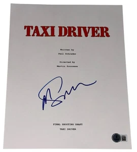 Martin Scorsese Signed Autograph Taxi Driver Movie Script Screenplay Beckett BAS - Picture 1 of 2