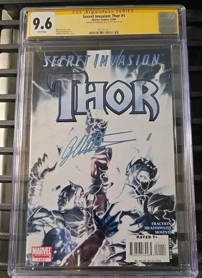 SECRET INVASION THOR #1 CGCSS 9.6 FRACTION / BRAITHWAITE~ DELL'OTTO ~ - Image 1 of 3