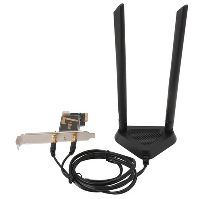 BE200NGW PCI Ex1 WiFi Card With 8DB Antenna 8774Mbps WIFI7 5.4 For - Image 1 of 4