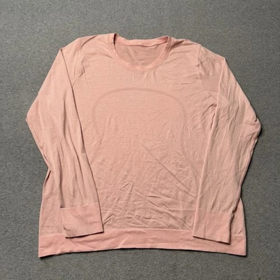Camiseta Lululemon Feminina 8 Rosa Performance Athleisure Academia Yoga Pilates Adulto - Imagem 1 de 4