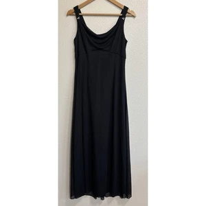 Vintage Alex Evenings Women's Size 10 Petite Black Evening Gown Dress Classic - Picture 1 of 13