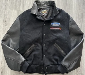 Vintage 90s Dehen 1920 Ford Outfitters No Boundaries Sport Trac Varsity Jacket - Picture 1 of 6