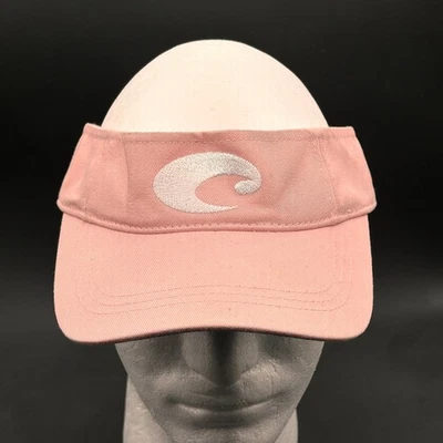 Gorra con visera Costa para hombre ajustable rosa con logotipo ondulado deporte al aire libre gorra para el sol Foto 1 de 4