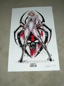 Amazing LV CON 2019 White Widow Art Print #2 de Jamie Tyndall 11x17 - Imagen 1 de 1