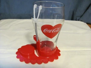 Unique COCA-COLA Glass with Holder - Picture 1 of 7