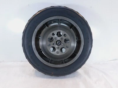 Harley Davidson Dyna Softail & Sportster 883 & 1200 Cast Rear Wheel Rim & Tire - Image 1 of 4