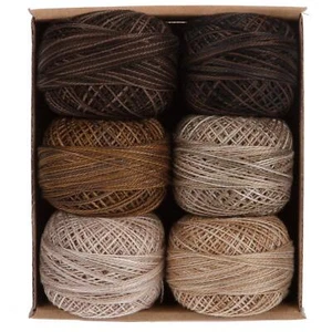Perle Cotton Size 12 Embroidery Thread ''Essential Neutrals Kim Diehl'' Sampl... - Picture 1 of 1