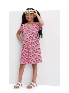 Diane Von Furstenberg x Target Shift Pink Modern Geo Dress Girls Size 14 XL NWT - Picture 1 of 3