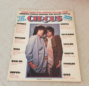 1976 JUN CIRCUS MAGAZINE STONES KISS BAD CO SUPERTRAMP GREAT POT ARTICLE - Foto 1 di 15
