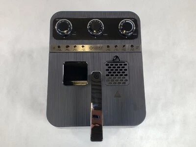 Freidora eléctrica 2 en 1 negra Cooks Companion aire y freidora con cesta para freír Foto 1 de 4