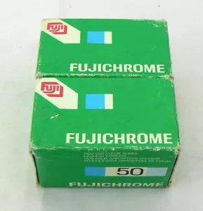 Fujifilm Fujichrome 50 Professional expired 35mm color slide film - 2 rolls - Picture 1 of 4