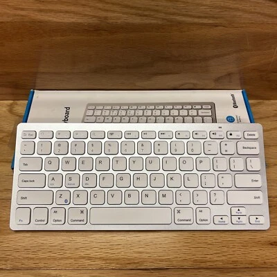 Anker A7726 White Ultra Slim Wireless Bluetooth Keyboard - Image 1 of 4