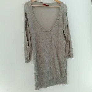 Velvet Womens Top Size S M Grey Knit Long Sleeve Tunic - Picture 1 of 7