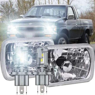 Faro LED 5x7" 7x6" pulgadas carcasa H4/9003 para Nissan 240SX 1990-1994 2,4 L Foto 1 de 4