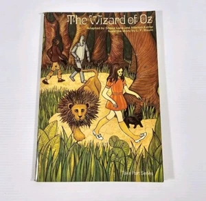 The Wizard Of Oz Stage Play Adaptation Book W/ Original Artwork 70s Theatre Vtg - Foto 1 di 8