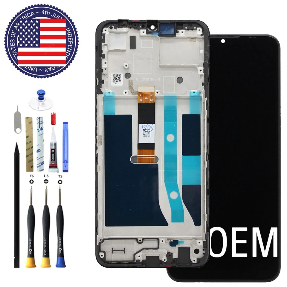 LCD Display Touch Screen Digitizer Frame For Nokia G310 TA-1573 / G42 TA-1581