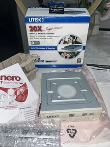 Lite On 20X Super All Write DVD/CD WRITER AND REWRITER NEW IN BOX - Picture 1 of 8