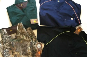NWT Carhartt C15308A Black Navy C15208A Green Ripstop C15405 Realtree Scrubs Men - Picture 1 of 15