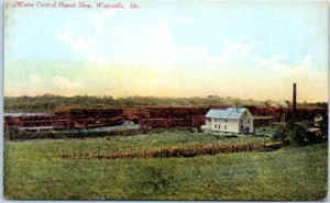 MAINE CENTRAL REPAIR SHOP Waterville, Maine ME - Postkarte - Bild 1 von 2