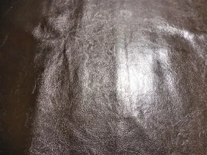 Brody Mocha Brown Faux Leather Upholstery Vinyl 54" Wide Sold by the Yard - Picture 1 of 3