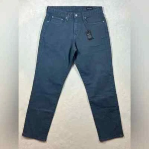 NWT Bonobos Jeans 32W 30L Blue Denim Straight Fit Designer Pants - Picture 1 of 9