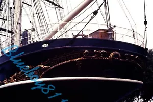 Greenwich Cutty Sark stern London 1970's Original 35 mm Slide - Picture 1 of 2